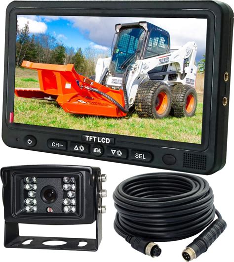 backup camera for skid steer at amazon|backup camera for bobcat.